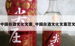 中国白酒文化文案_中国白酒文化文案范文